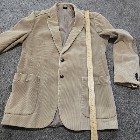 Vintage Sears The Mens Store Corduroy Blazer Jacket Mens‎ 44 Tall Tan - Picture 4 of 8